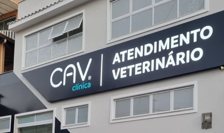 Fachada da CAV Clínica Veterinária em Paracambi